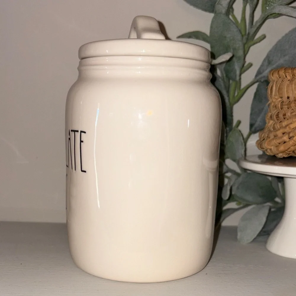 Rae Dunn White Chocolate Chip Canister